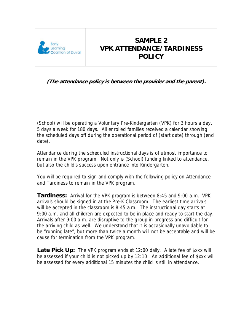 att attendance policy pdf